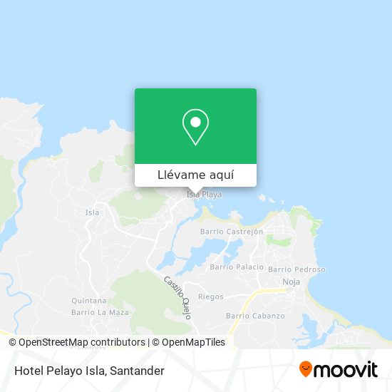 Mapa Hotel Pelayo Isla