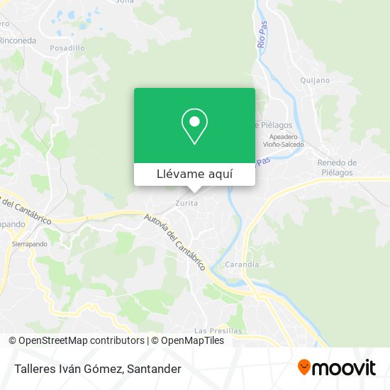Mapa Talleres Iván Gómez