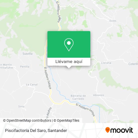 Mapa Piscifactoría Del Saro