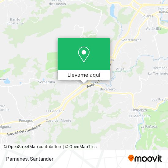 Mapa Pámanes