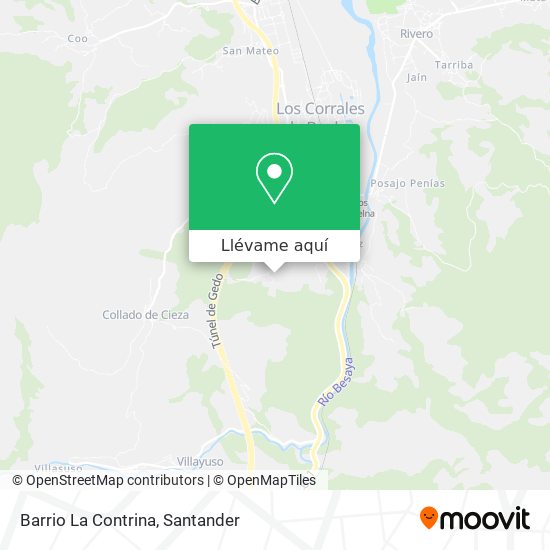 Mapa Barrio La Contrina