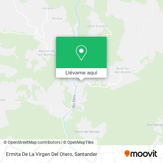 Mapa Ermita De La Virgen Del Otero
