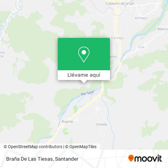 Mapa Braña De Las Tiesas