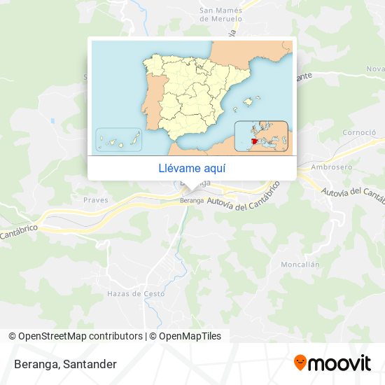 Mapa Beranga