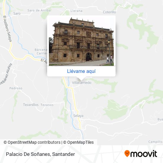 Mapa Palacio De Soñanes