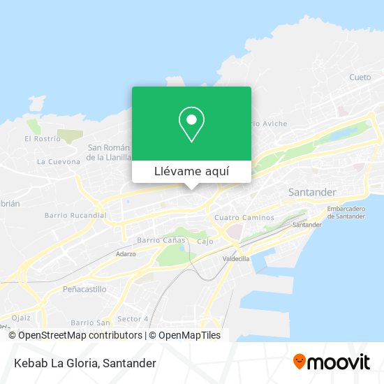 Mapa Kebab La Gloria