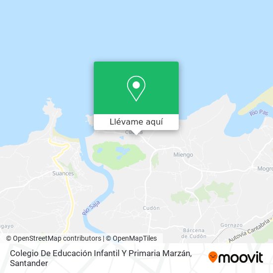 Mapa Colegio De Educación Infantil Y Primaria Marzán