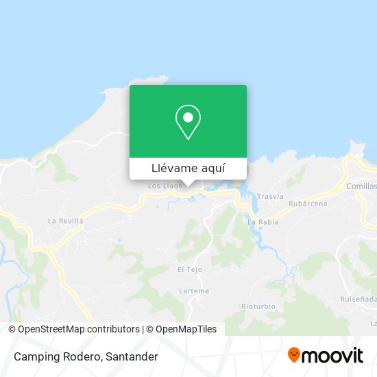 Mapa Camping Rodero