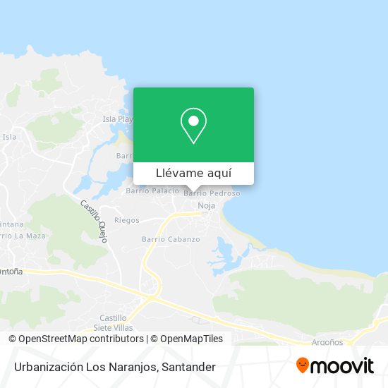 Mapa Urbanización Los Naranjos