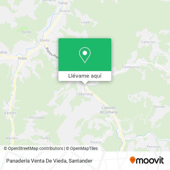 Mapa Panadería Venta De Vieda