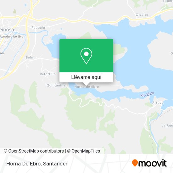 Mapa Horna De Ebro