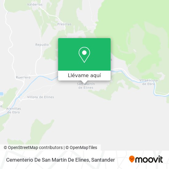Mapa Cementerio De San Martín De Elines