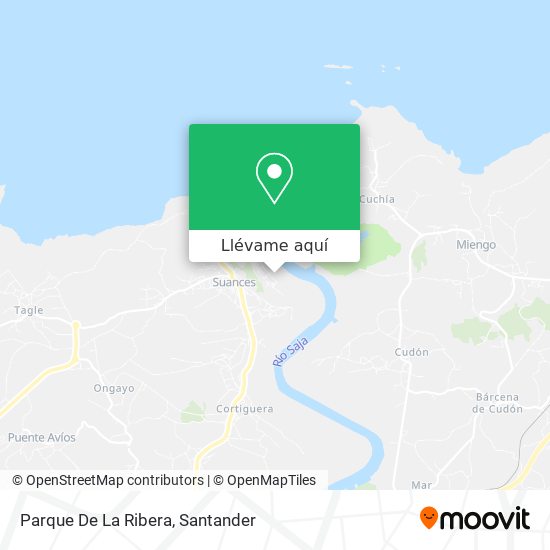 Mapa Parque De La Ribera