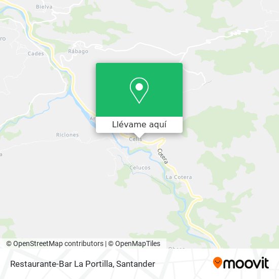 Mapa Restaurante-Bar La Portilla