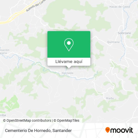 Mapa Cementerio De Hornedo