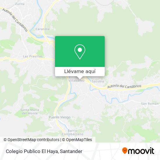 Mapa Colegio Publico El Haya