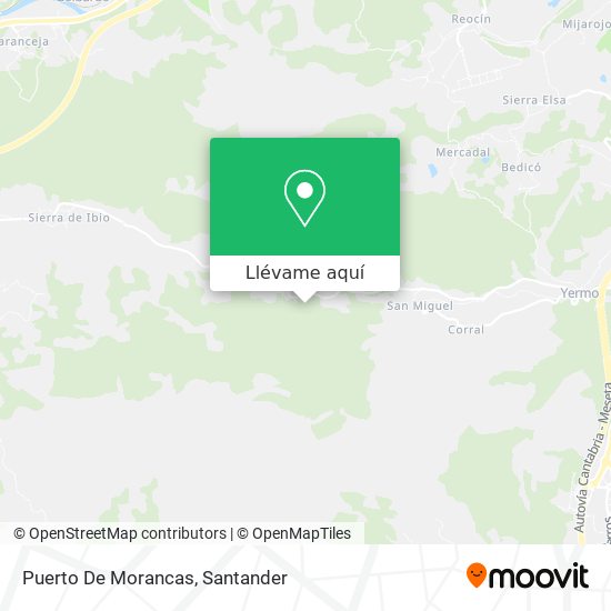 Mapa Puerto De Morancas