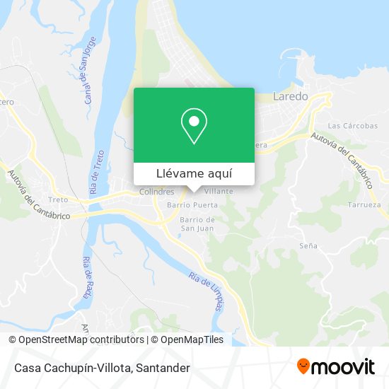 Mapa Casa Cachupín-Villota