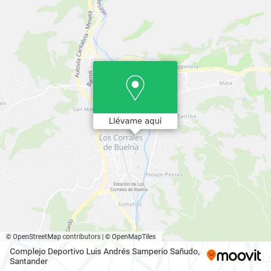 Mapa Complejo Deportivo Luis Andrés Samperio Sañudo