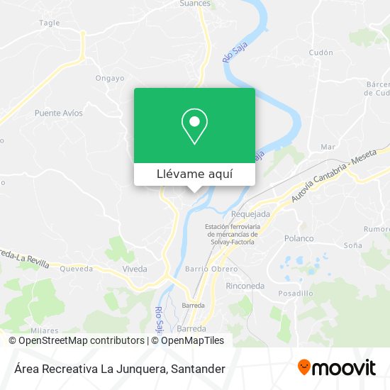 Mapa Área Recreativa La Junquera