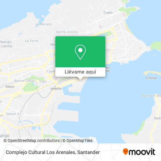 Mapa Complejo Cultural Los Arenales