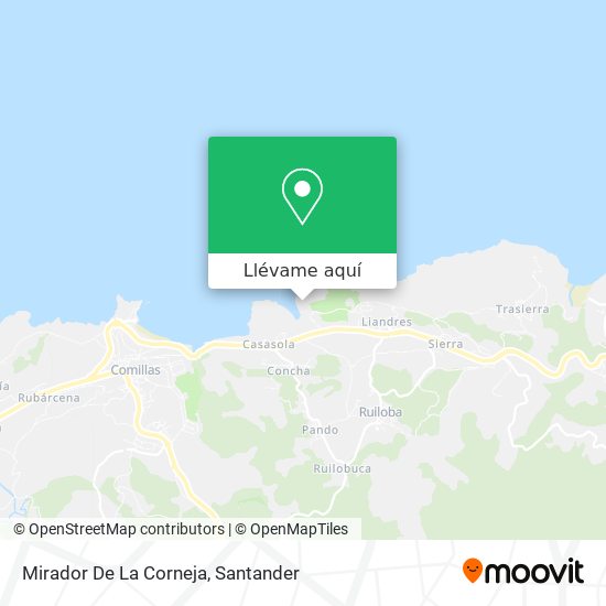 Mapa Mirador De La Corneja