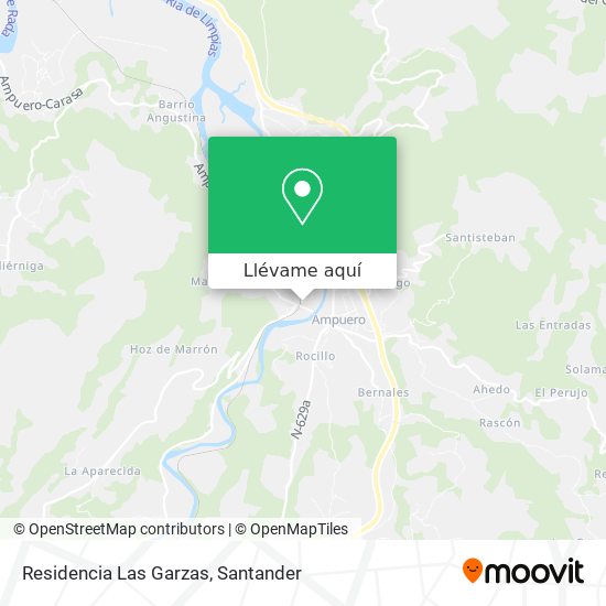 Mapa Residencia Las Garzas