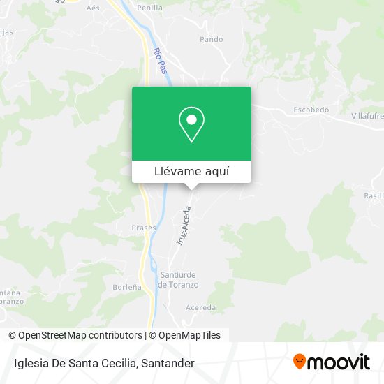 Mapa Iglesia De Santa Cecilia