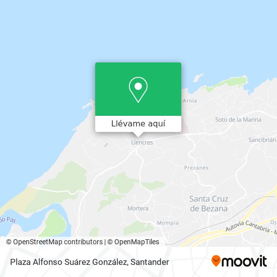 Mapa Plaza Alfonso Suárez González