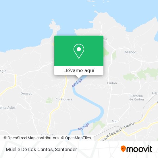 Mapa Muelle De Los Cantos