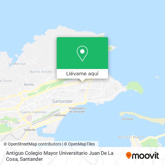 Mapa Antiguo Colegio Mayor Universitario Juan De La Cosa