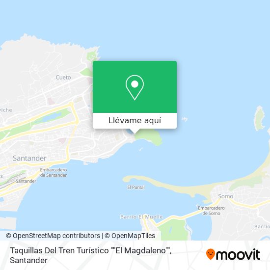 Mapa Taquillas Del Tren Turístico ""El Magdaleno""