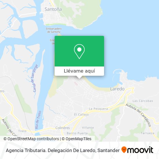Mapa Agencia Tributaria. Delegación De Laredo