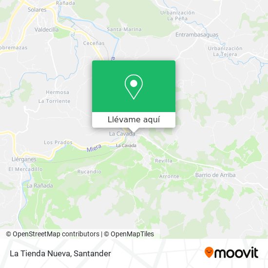 Mapa La Tienda Nueva