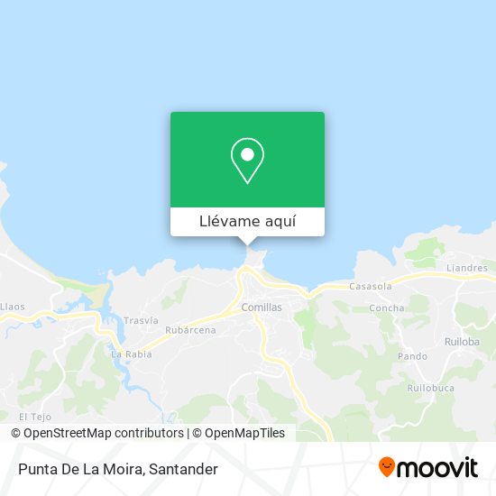 Mapa Punta De La Moira