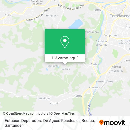 Mapa Estación Depuradora De Aguas Residuales Bedicó