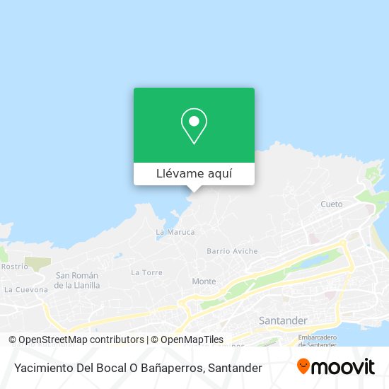 Mapa Yacimiento Del Bocal O Bañaperros