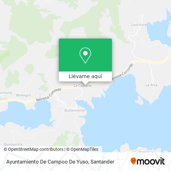 Mapa Ayuntamiento De Campoo De Yuso