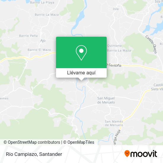 Mapa Río Campiazo