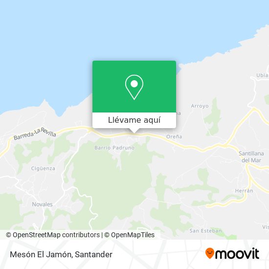 Mapa Mesón El Jamón