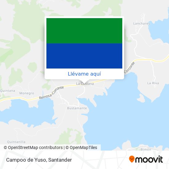 Mapa Campoo de Yuso