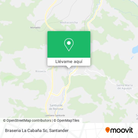 Mapa Braseria La Cabaña Sc