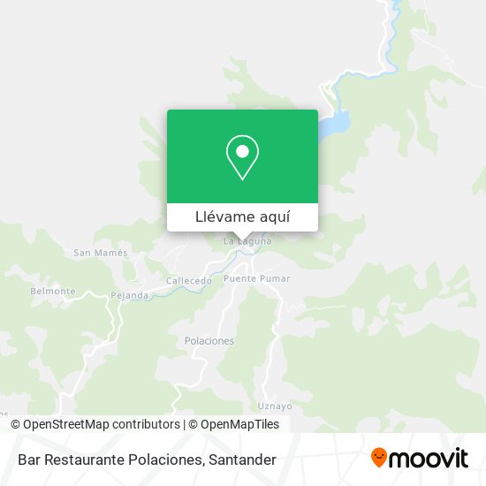 Mapa Bar Restaurante Polaciones