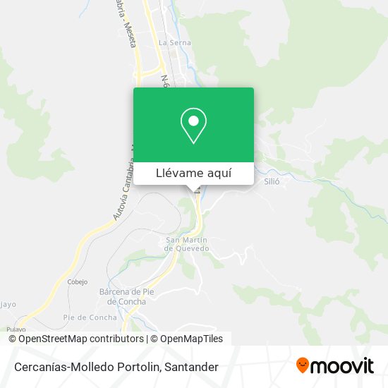 Mapa Cercanías-Molledo Portolin