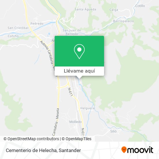 Mapa Cementerio de Helecha
