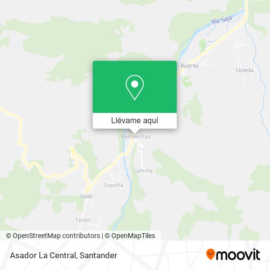 Mapa Asador La Central