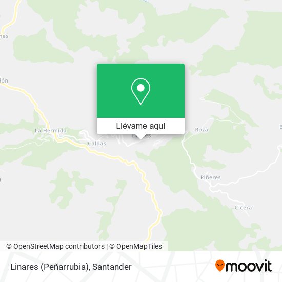 Mapa Linares (Peñarrubia)