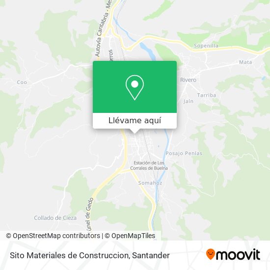 Mapa Sito Materiales de Construccion