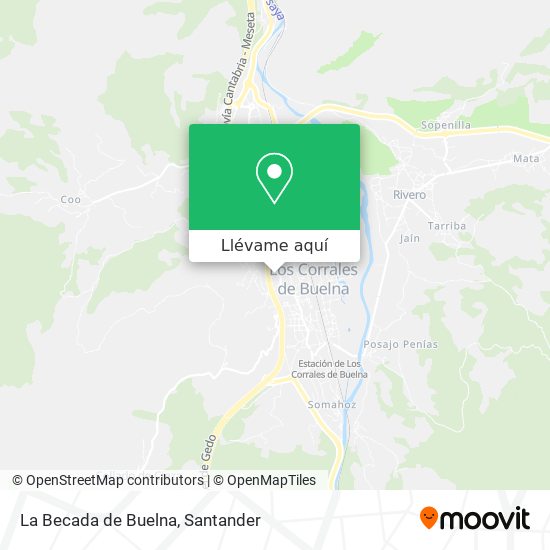 Mapa La Becada de Buelna