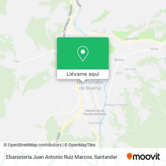 Mapa Ebanisteria Juan Antonio Ruiz Marcos